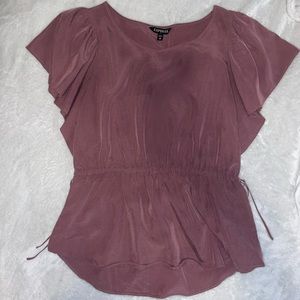 Express ruffle sleeve blouse